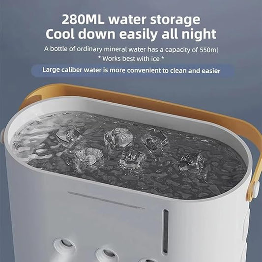 Dual-Ended Spray Fan & Rechargeable Cooler