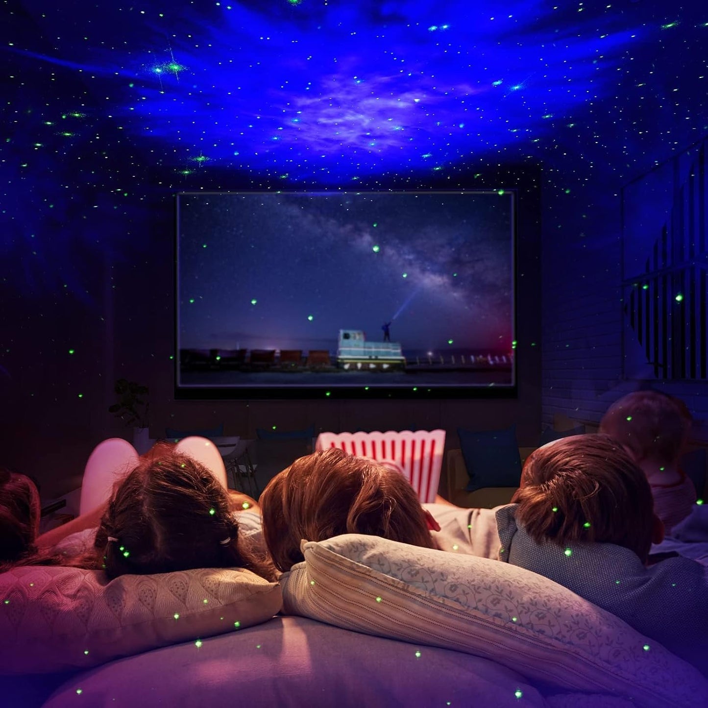 Astronaut Galaxy Projector Night Light with Remote Control